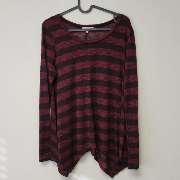 Charlotte Russe Stripe t-shirt  L - Picture 1 of 5